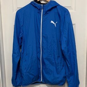 Puma Vibrant Blue Hooded Jacket
